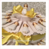 FOTO ESEMPIO - Torta bomboniera  20/32 fette con calamita bambina con corona per Matrimoni e Feste - Matrimoniefeste.it l'ecommerce per gli eventi